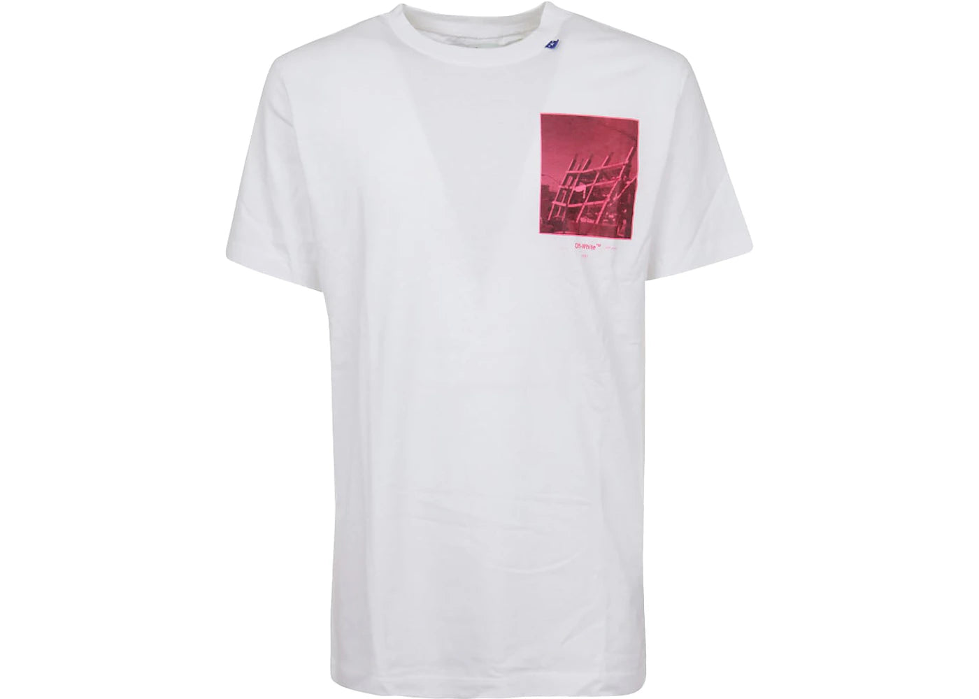 OFF-WHITE Halftone Arrows T-Shirt White/Pink