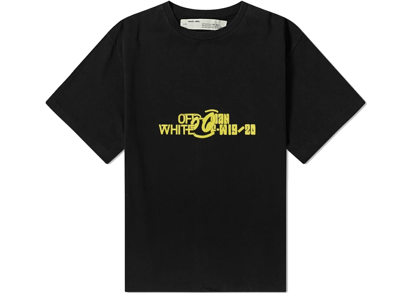 OFF-WHITE Halftone T-shirt Black/Yellow