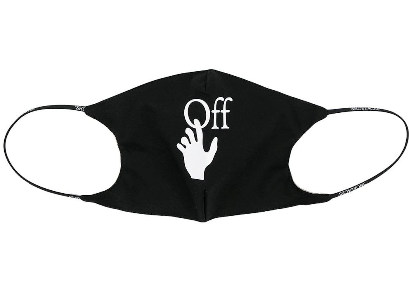 OFF-WHITE Hand Logo Face Mask Black/White