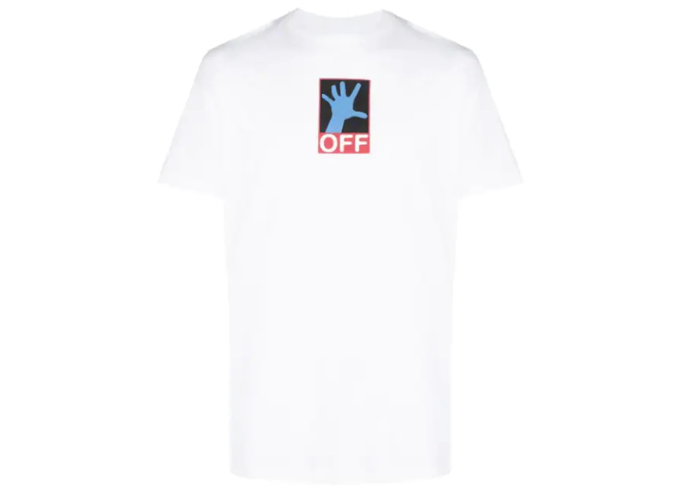 OFF-WHITE Hand Off Swimming Man T-shirt White/Blue