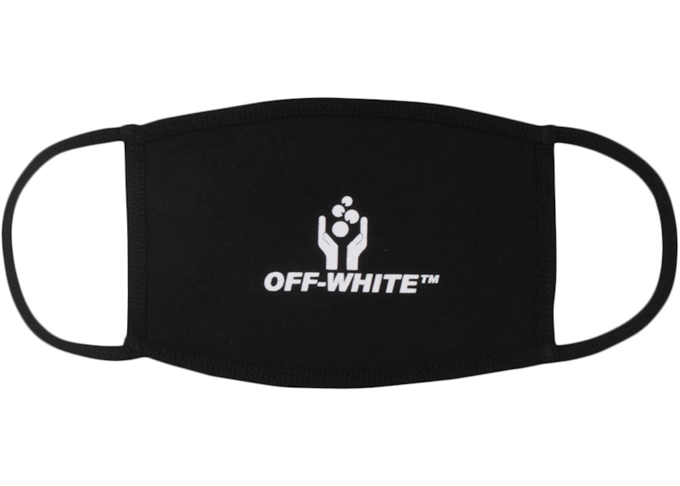 OFF-WHITE Hands Face Mask (SS19) Black/White