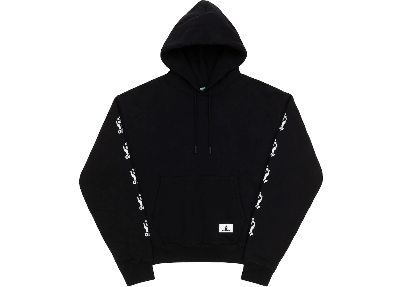 OFF-WHITE Hands Hoodie Black/White