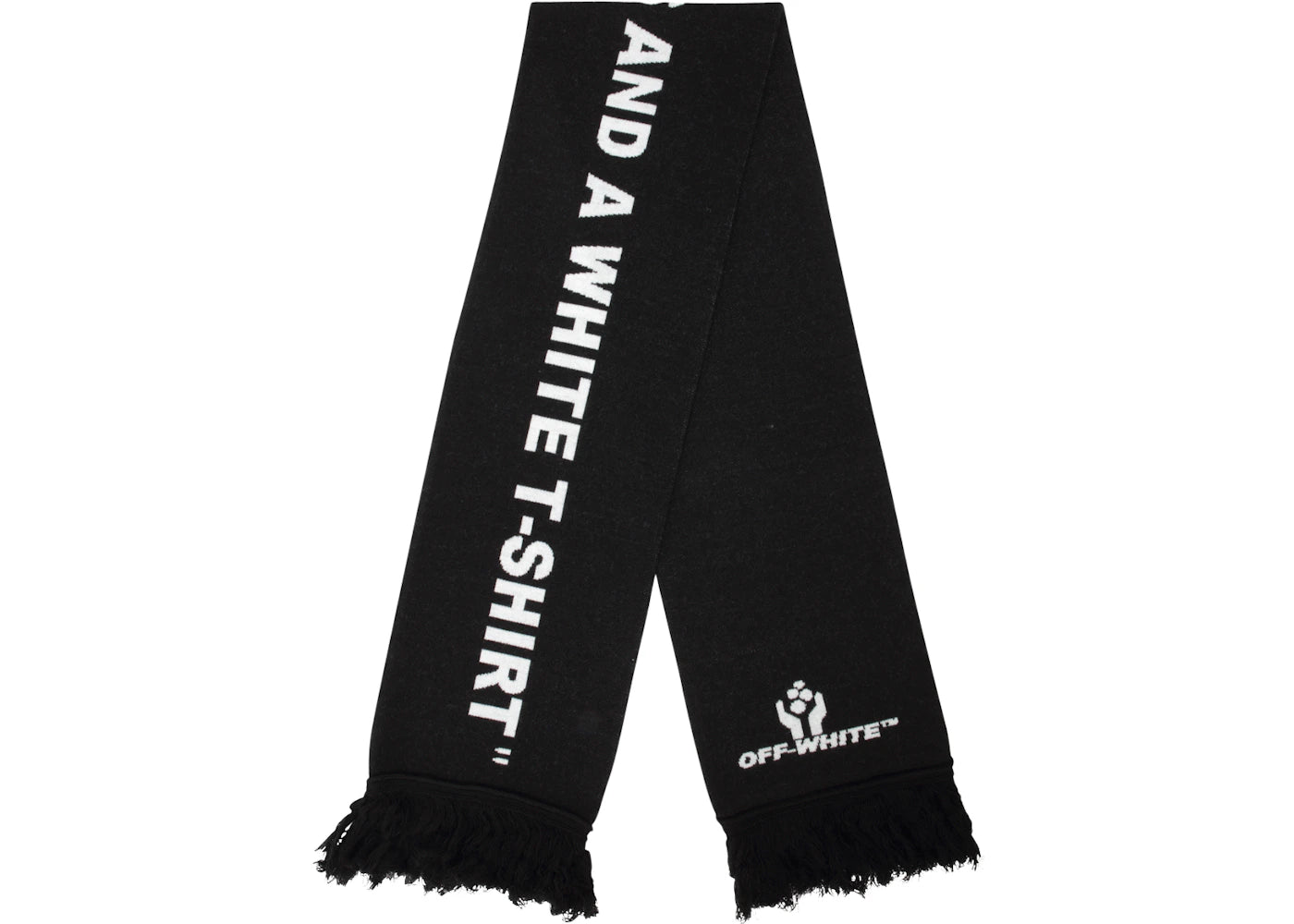 OFF-WHITE Hands Scarf (SS19) Black/White