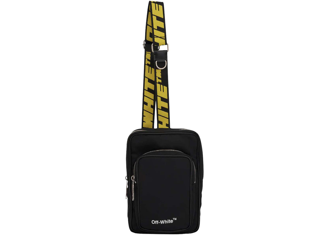 OFF-WHITE Hard Core Nylon Sling Bag Black/White