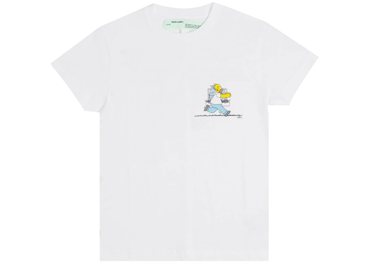 OFF-WHITE Homer And Bart T-shirt White