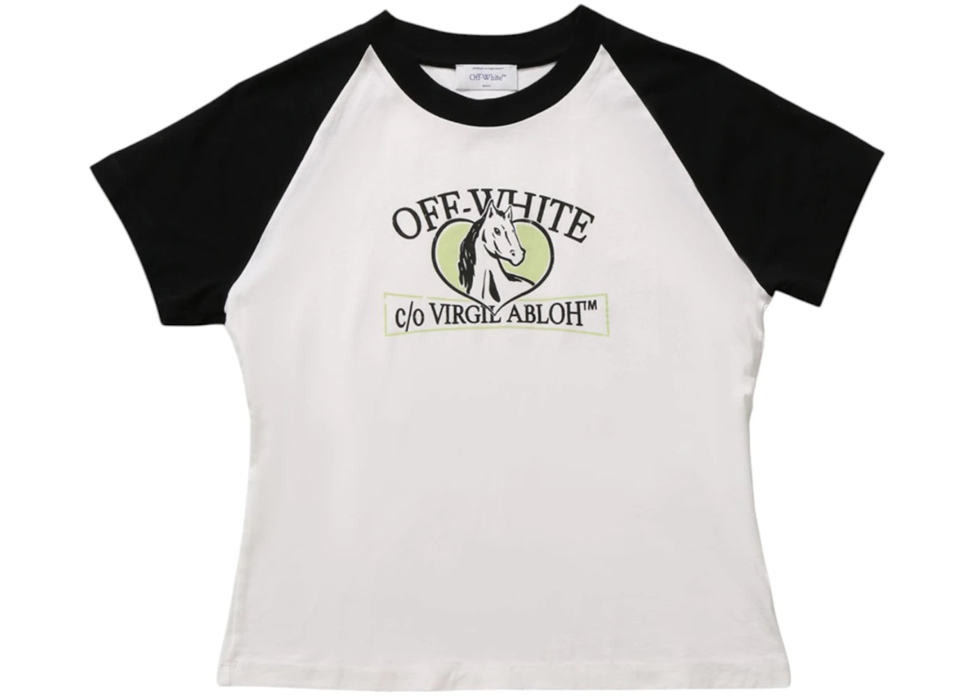 OFF-WHITE House Billboard Ragl Fit Tee White/Black