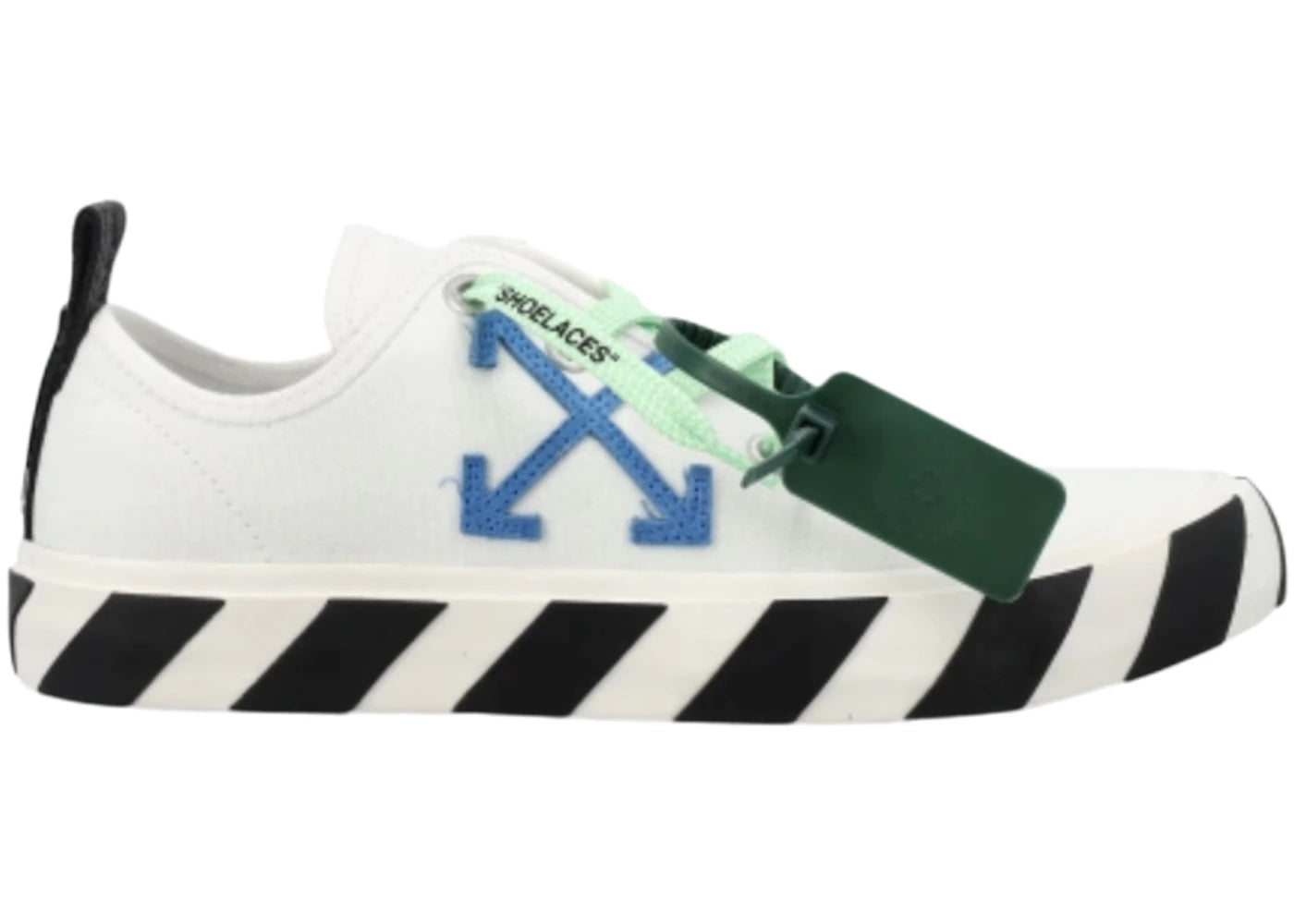 OFF-WHITE Hybrid Low Vulcanized Canvas White Navy Blue