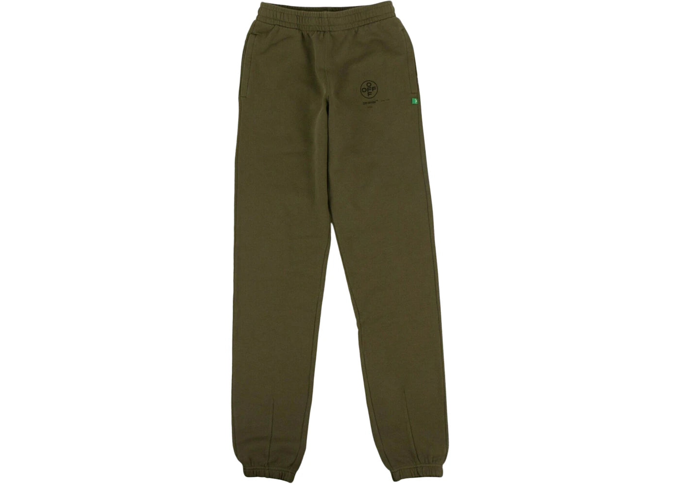 OFF-WHITE Impressionism Back Print Sweatpants Olive