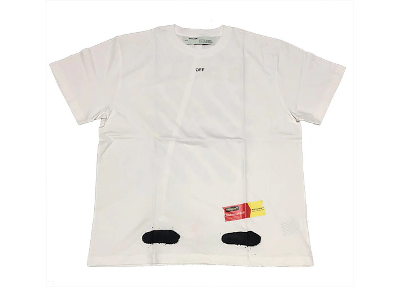 OFF-WHITE Incomplete Spray Paint Tee White