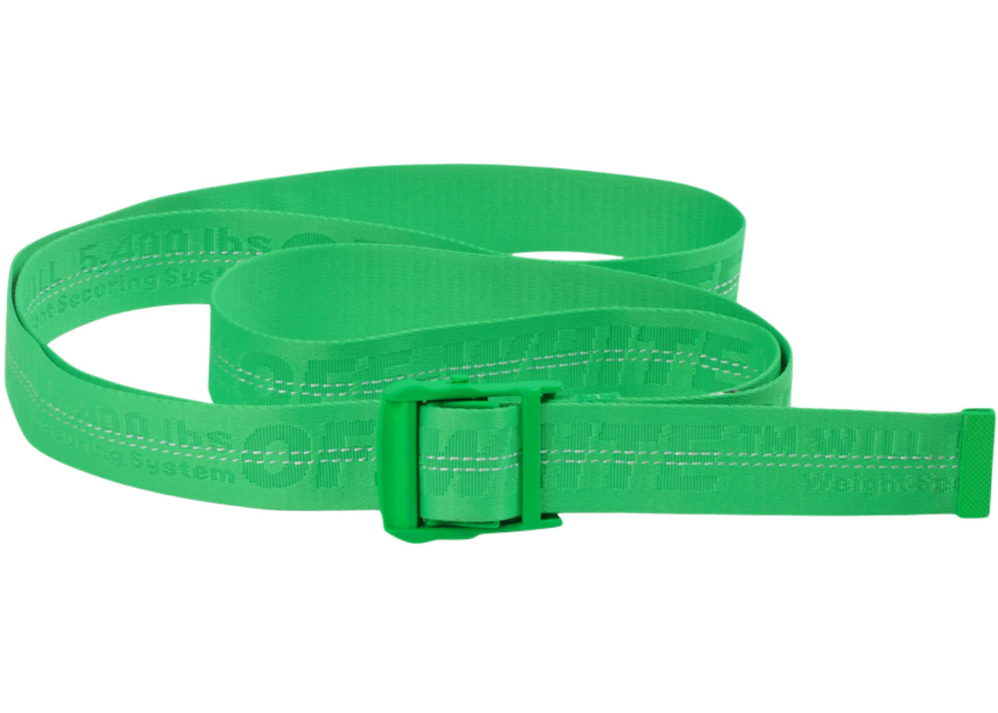 OFF-WHITE Industrial Belt (SS19) Brilliant Green