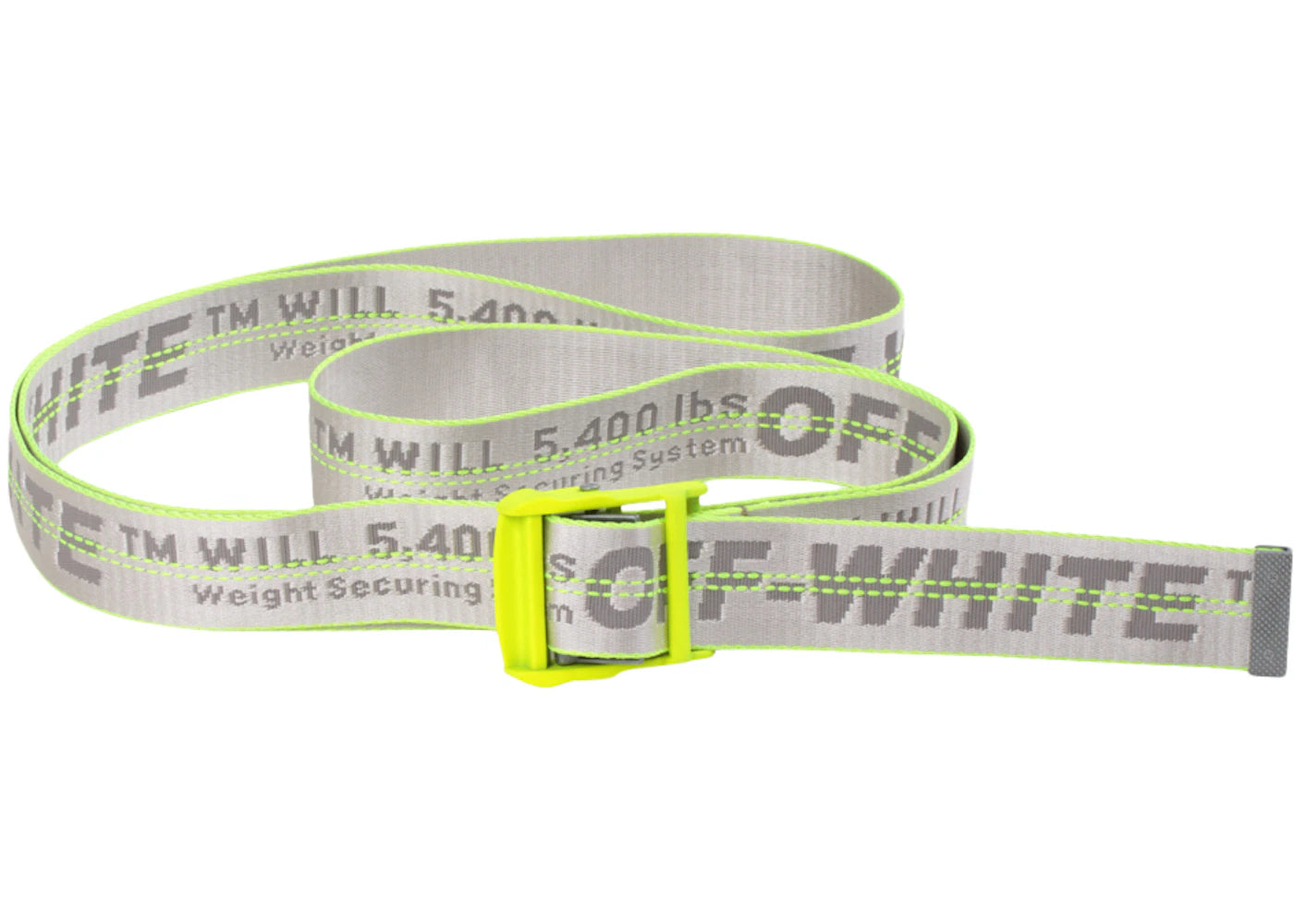 OFF-WHITE Industrial Belt (SS19) Fluo Yellow