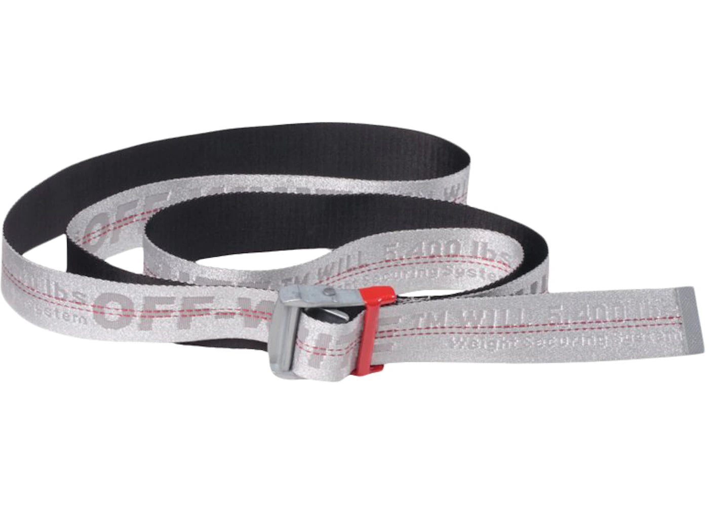 OFF-WHITE Industrial Belt Grey/Red