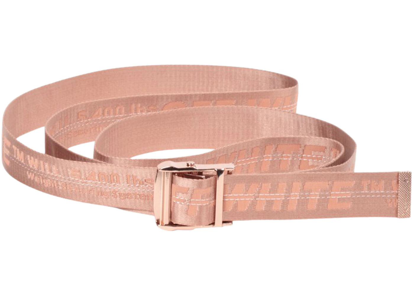 OFF-WHITE Industrial Belt Nude/Nude