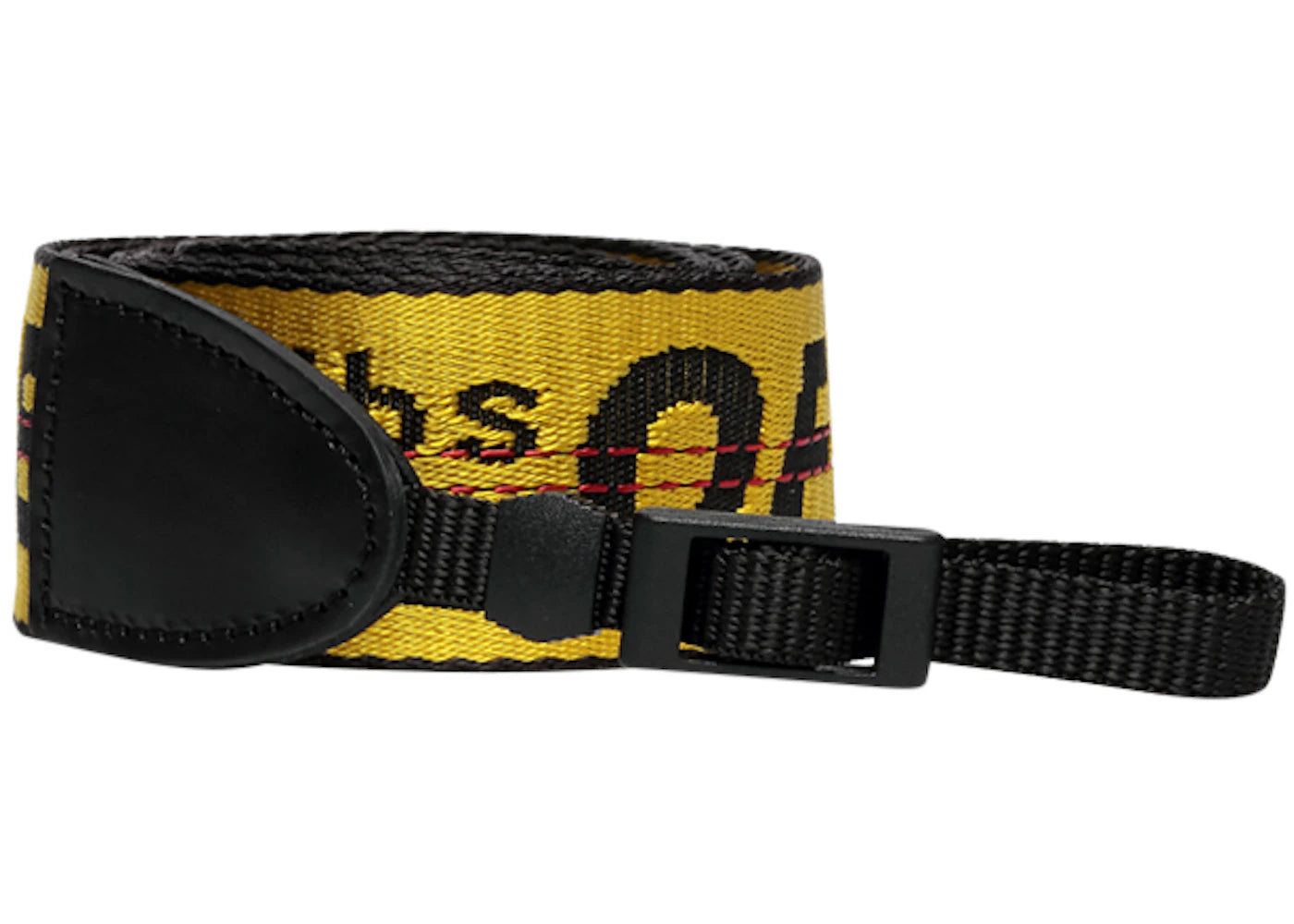 OFF-WHITE Industrial Camera Strap (SS19) Yellow/Black