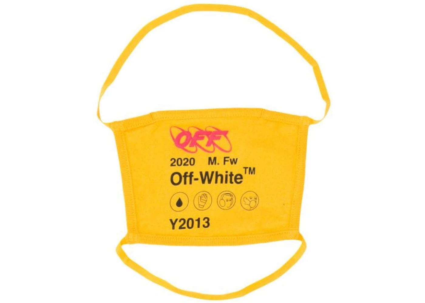 OFF-WHITE Industrial Face Mask Yellow/Black