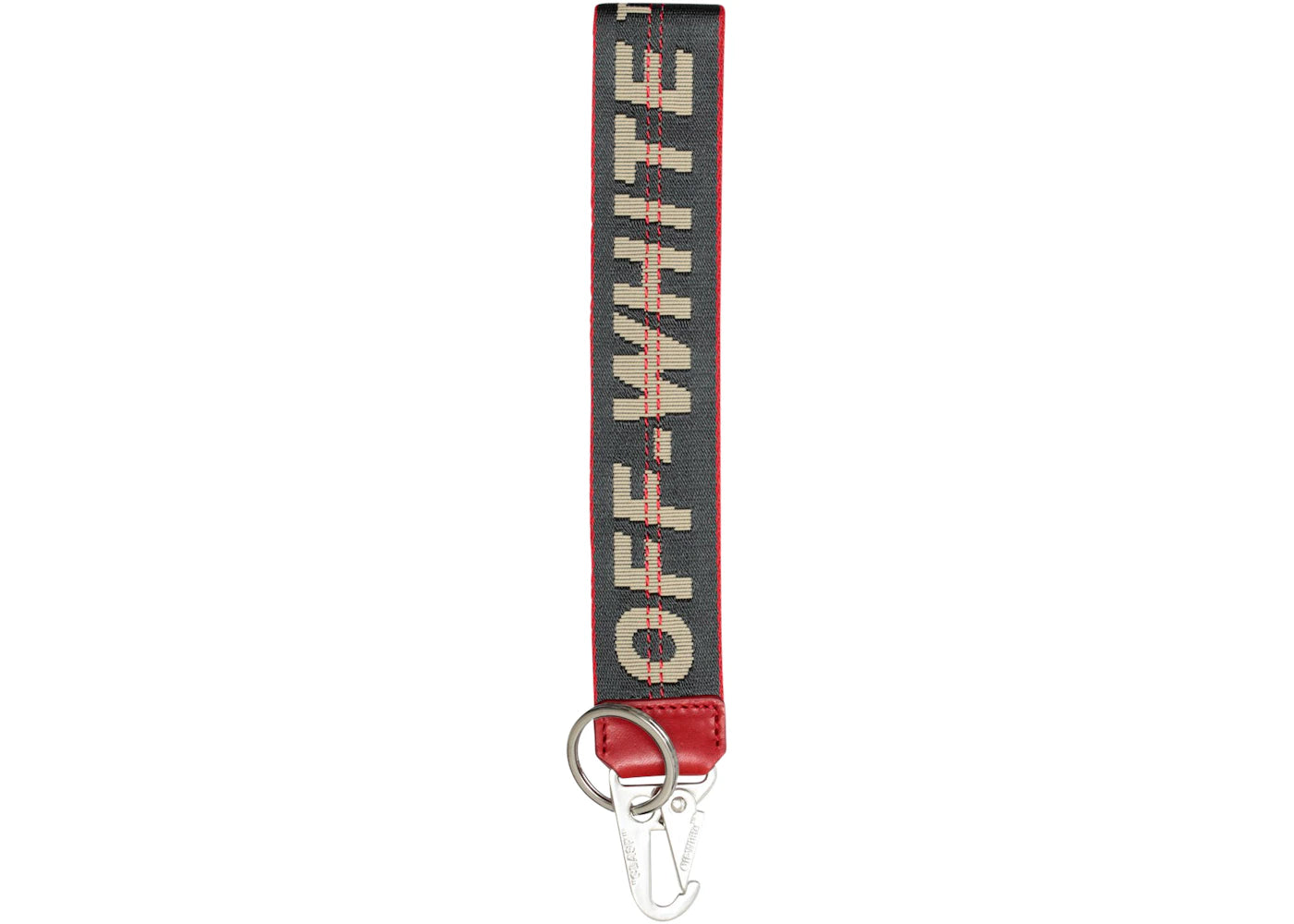 OFF-WHITE Industrial Keychain Anthracite/Red