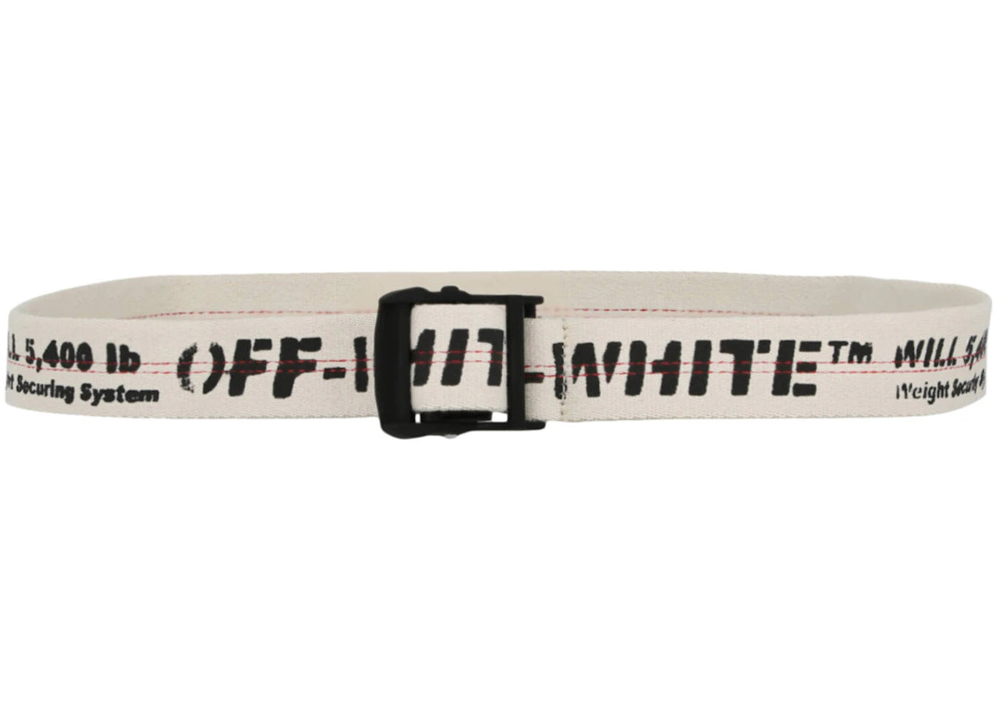 OFF-WHITE Industrial Logo Belt Nude