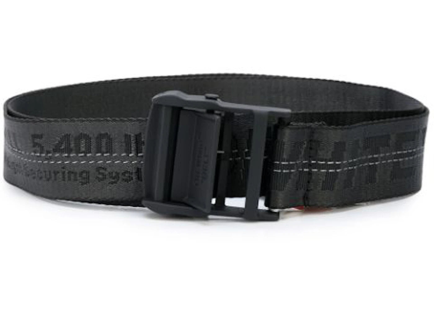 OFF-WHITE Short Industrial Belt (SS21) Black