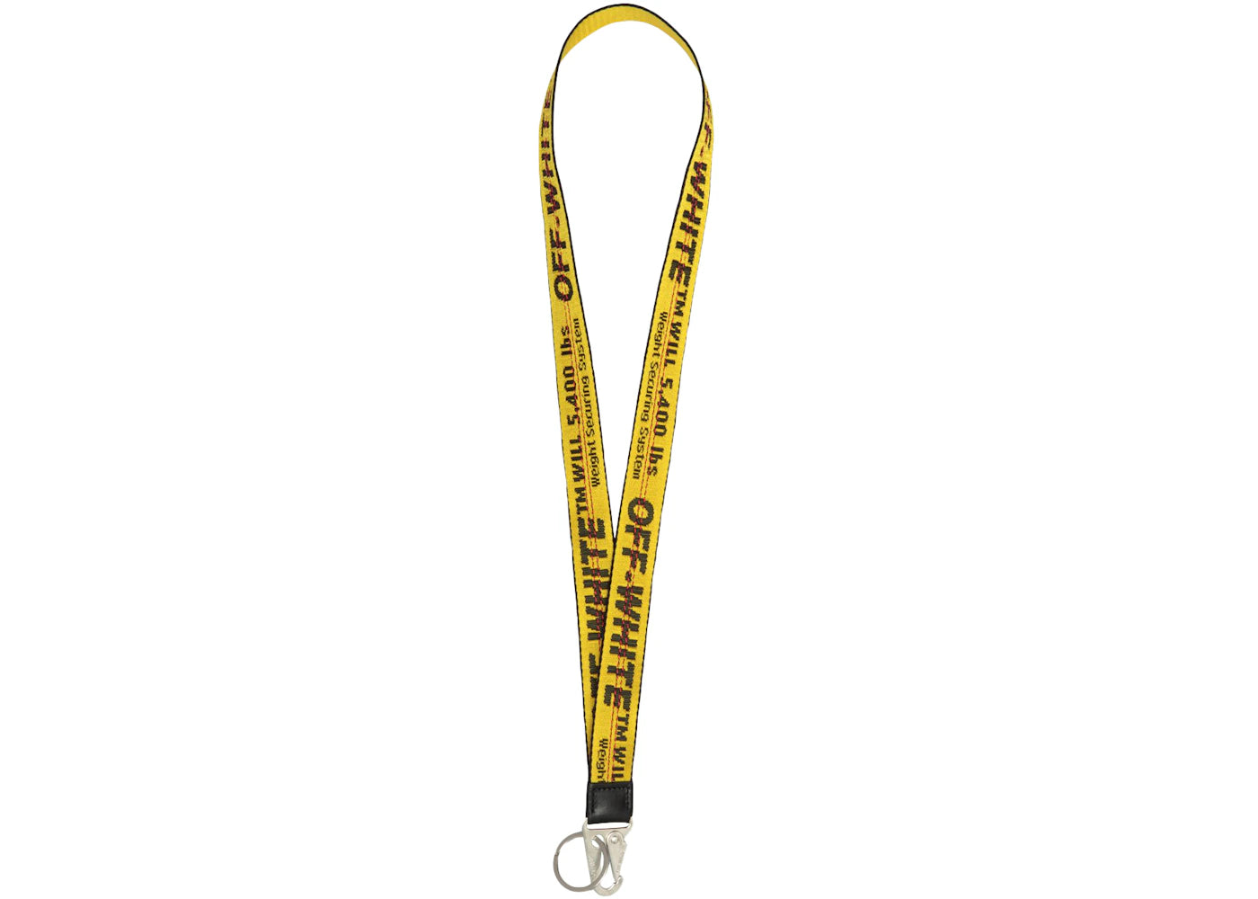 OFF-WHITE Industrial Neck Keychain Yellow/Black