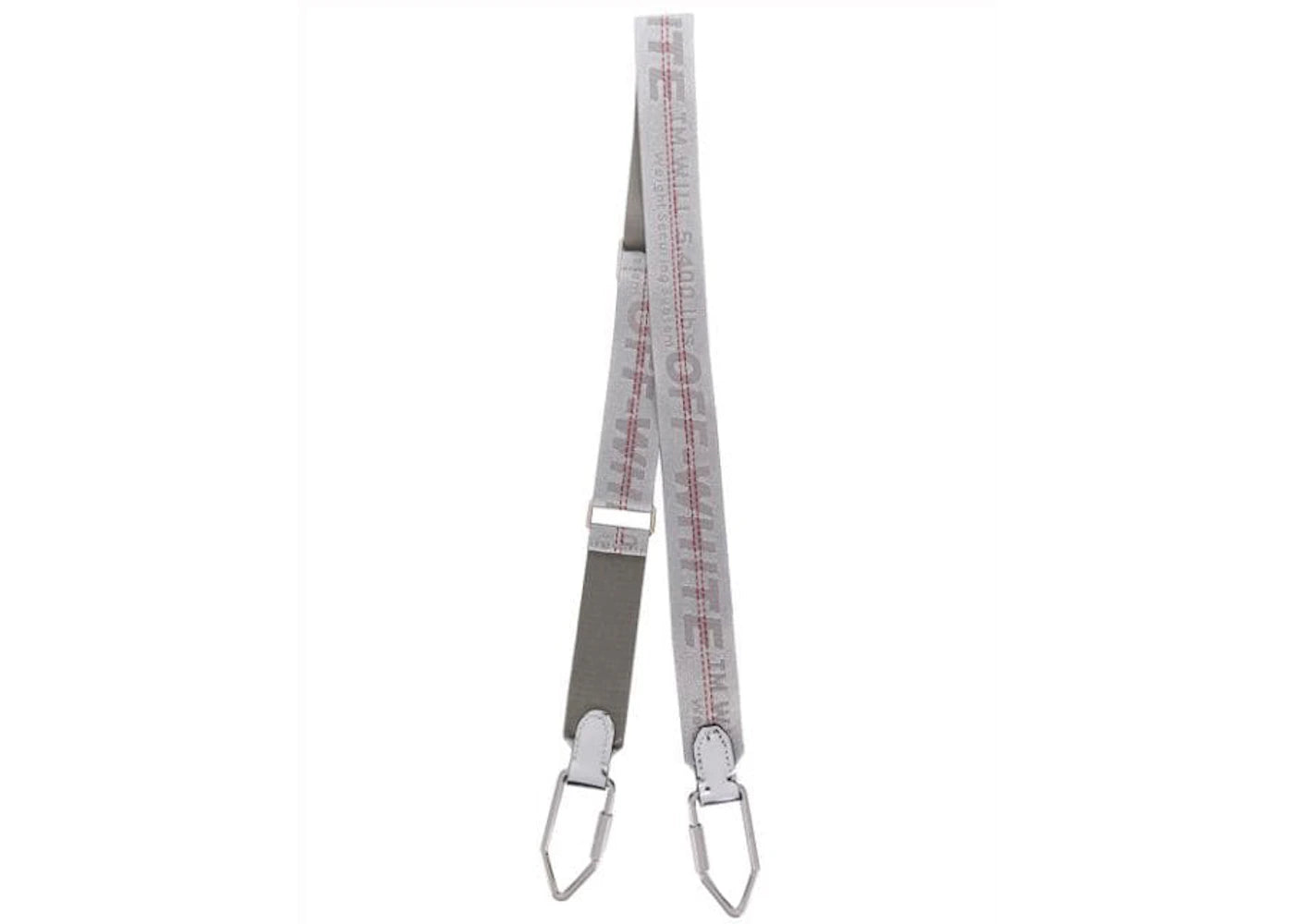 OFF-WHITE Silver OFF-WHITE Industrial Shoulder Strap Silver