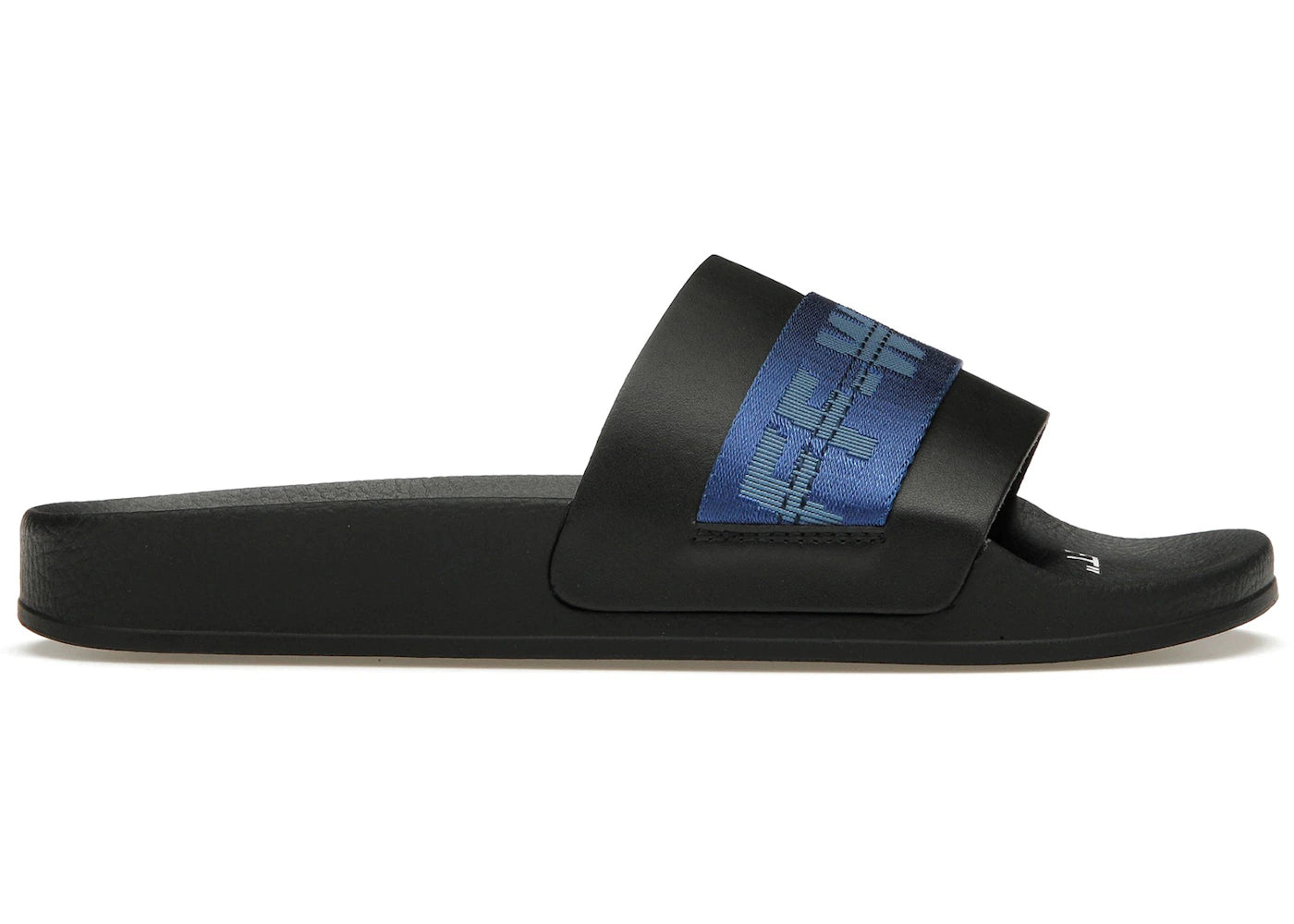 OFF-WHITE Industrial Sliders Black Blue