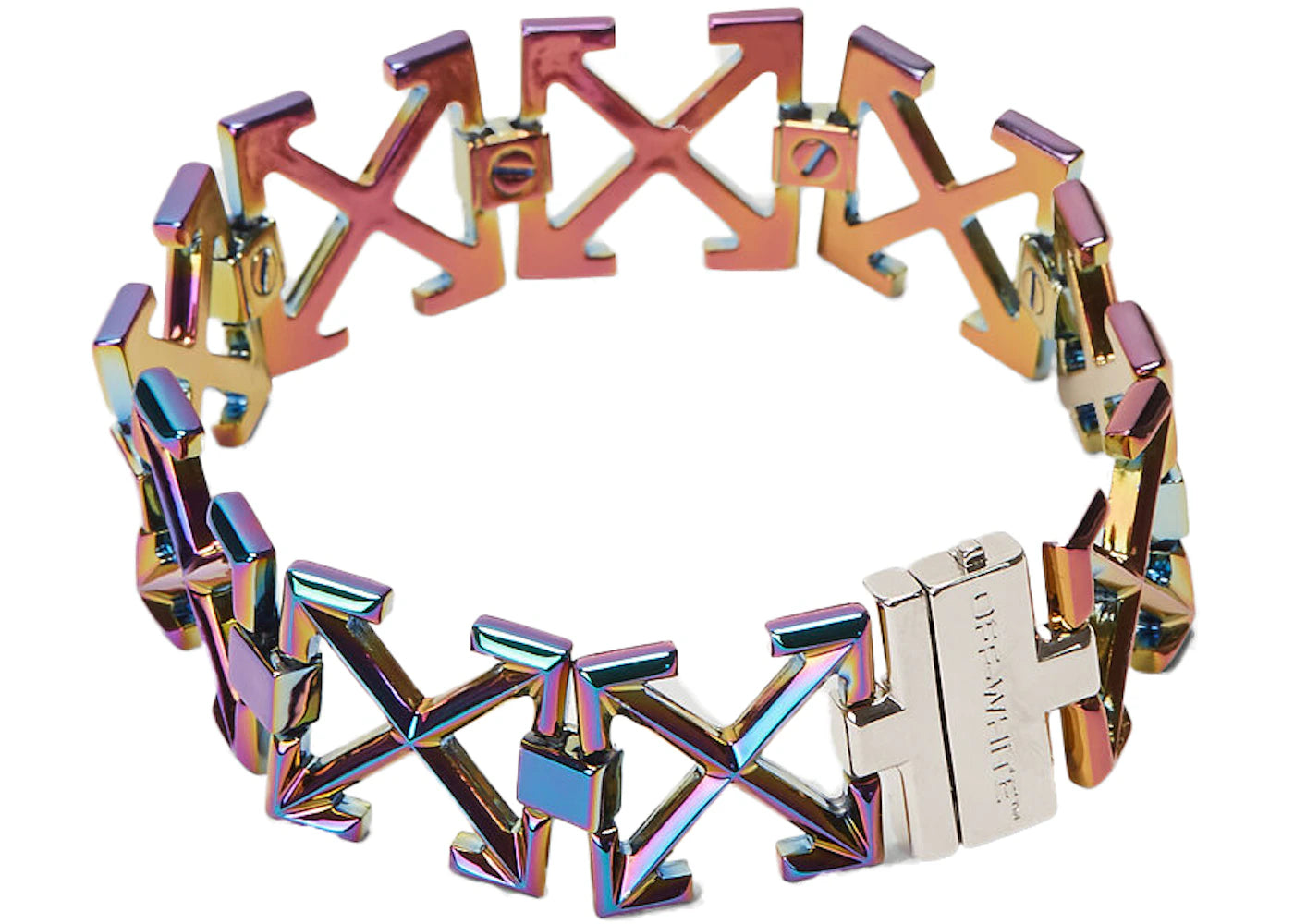 OFF-WHITE Iridescent Arrow Bracelet Multicolor