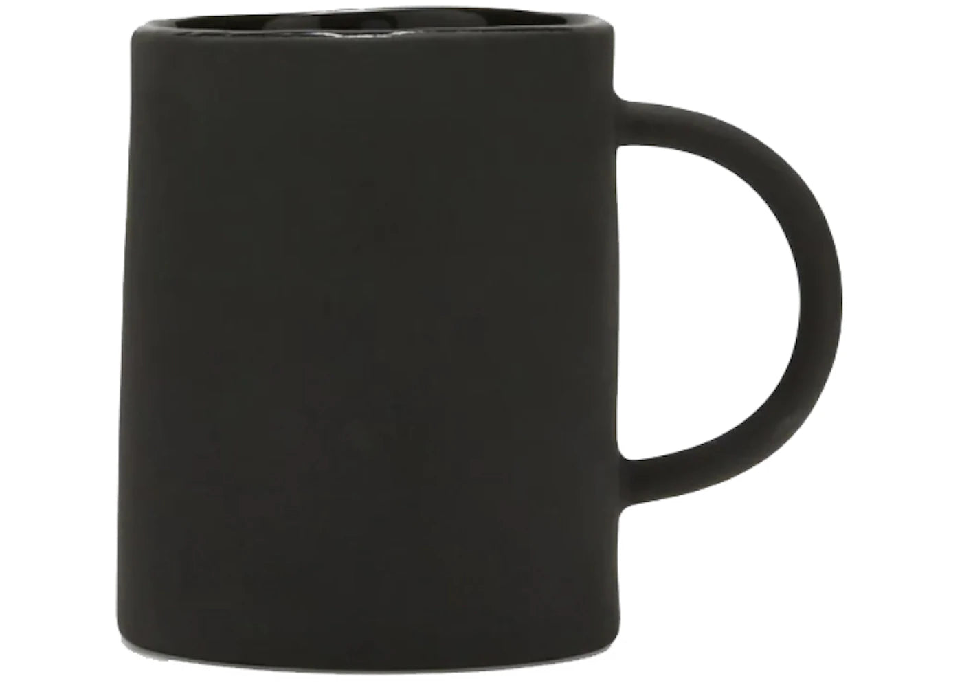 OFF-WHITE Irregular Black Matte Coffee Mug