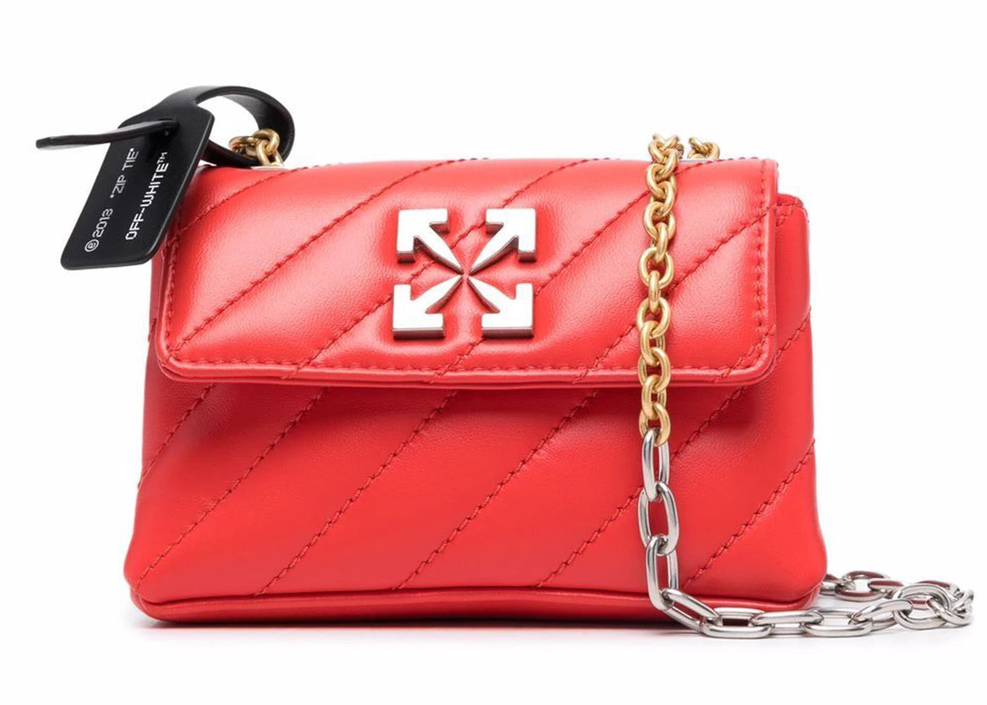 OFF-WHITE Jackhammer-17 Shoulder Bag Red