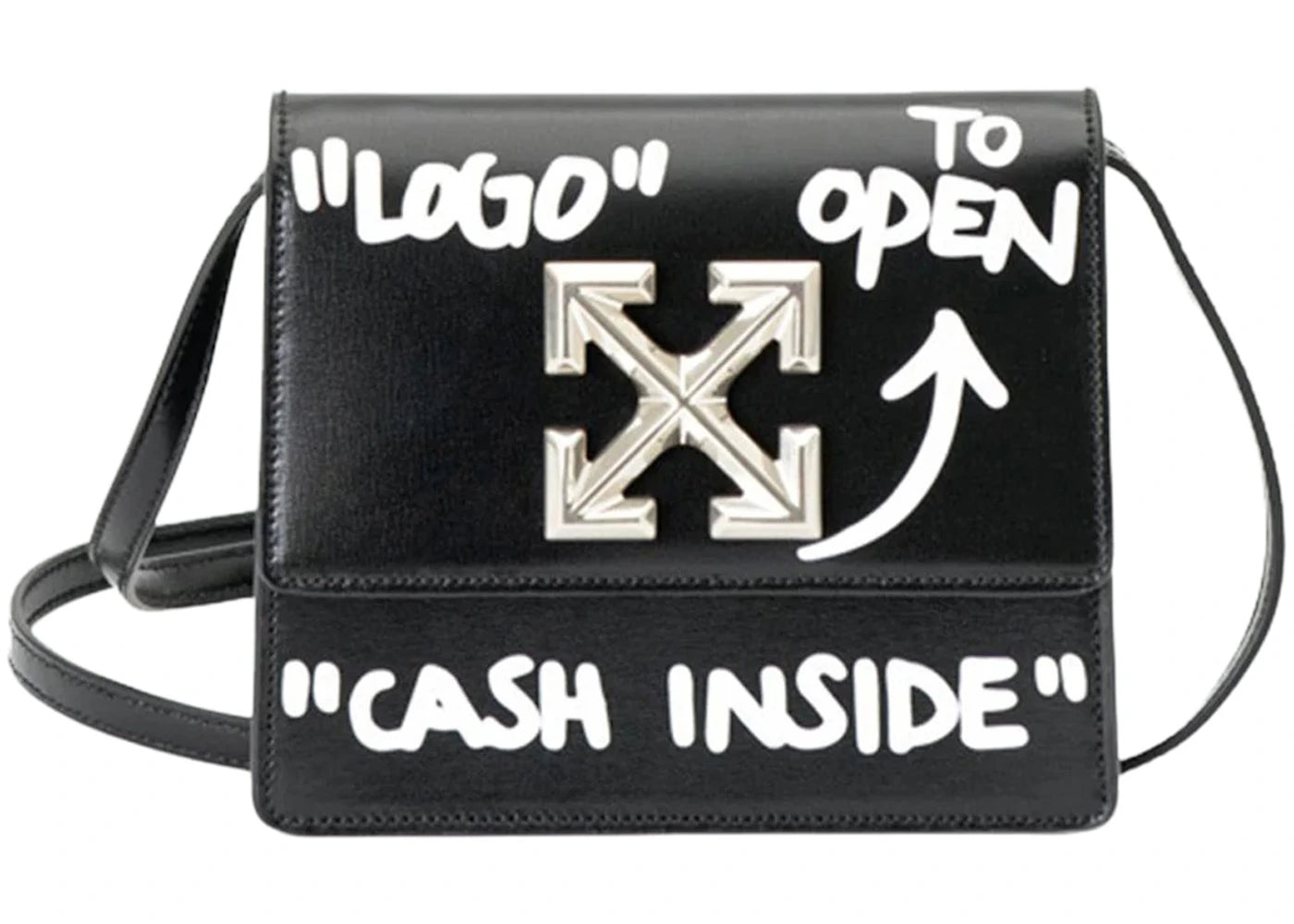 OFF-WHITE Jitney 0.7 Bag Black