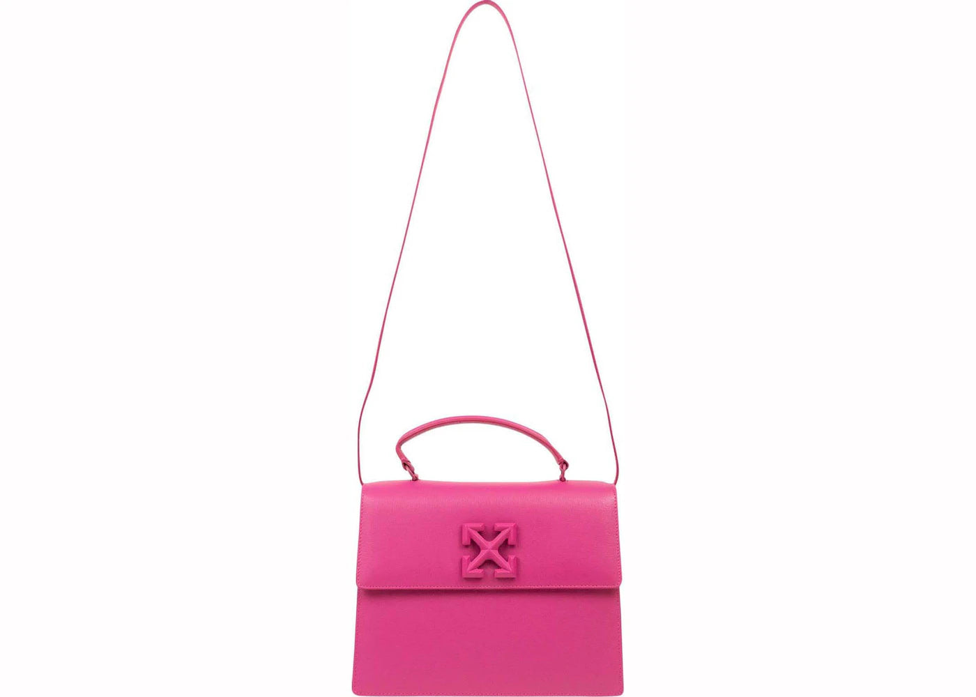 OFF-WHITE Jitney 2.8 Top Handle Fuchsia