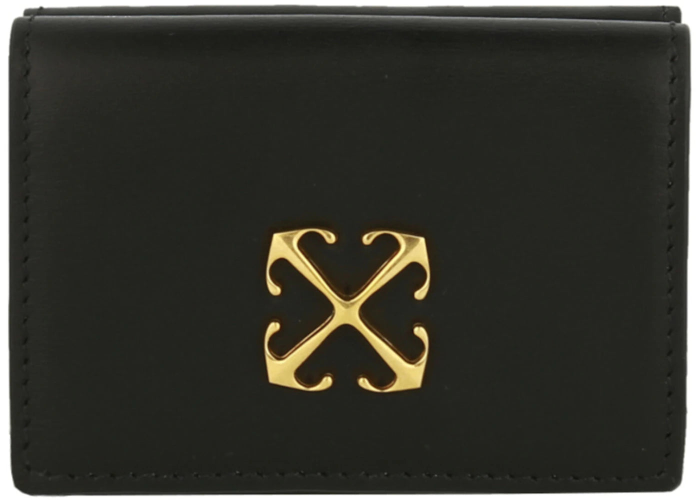 OFF-WHITE Jitney Leather Wallet Black