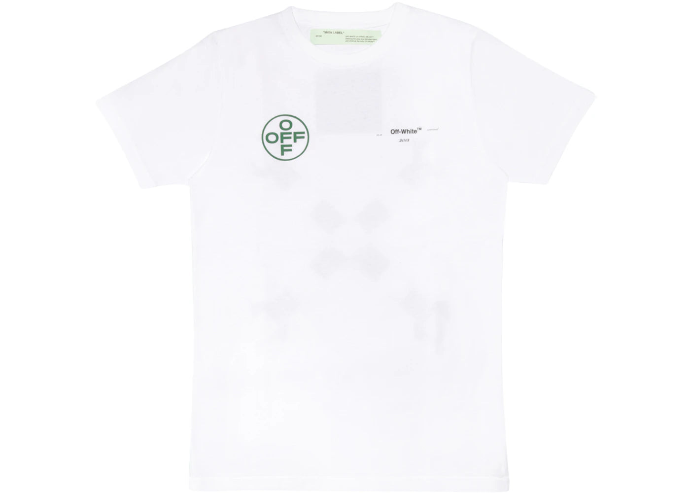OFF-WHITE Johannesburg Africa Graphic Print T-Shirt White/Multicolor