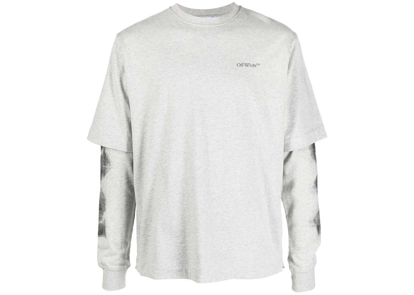 OFF-WHITE Jumbo Arrow Double L/S T-Shirt Grey