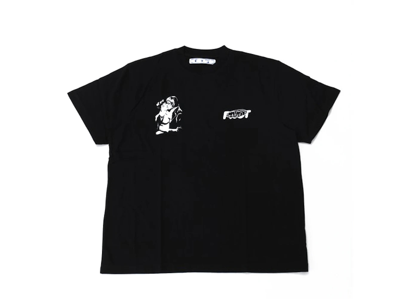 OFF-WHITE Kiss 21 Print Tee Black