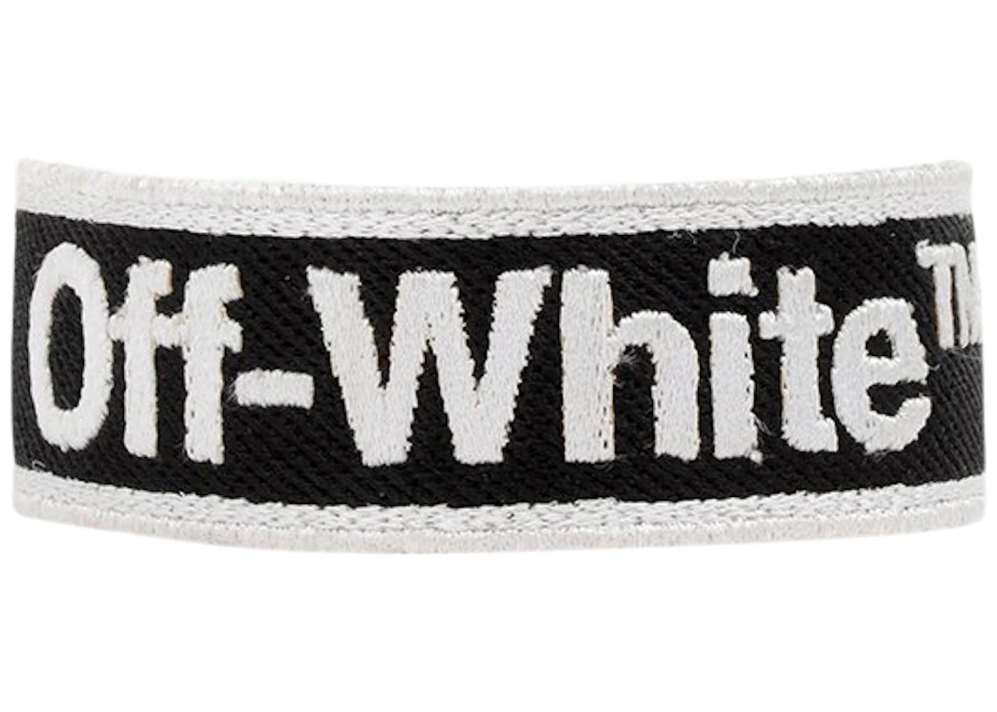 OFF-WHITE Knot Bracelet Black/White