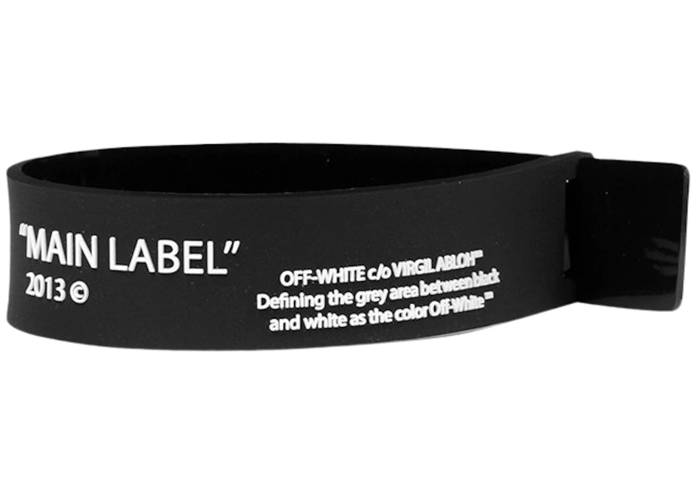 OFF-WHITE Label Bracelet Black/White