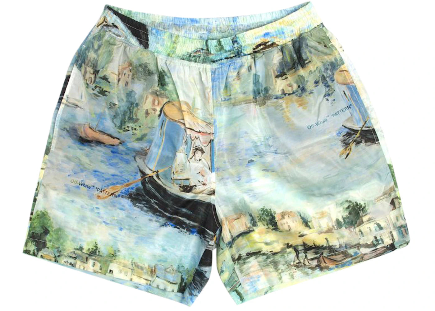 OFF-WHITE Lake Print Swim Shorts Multicolor