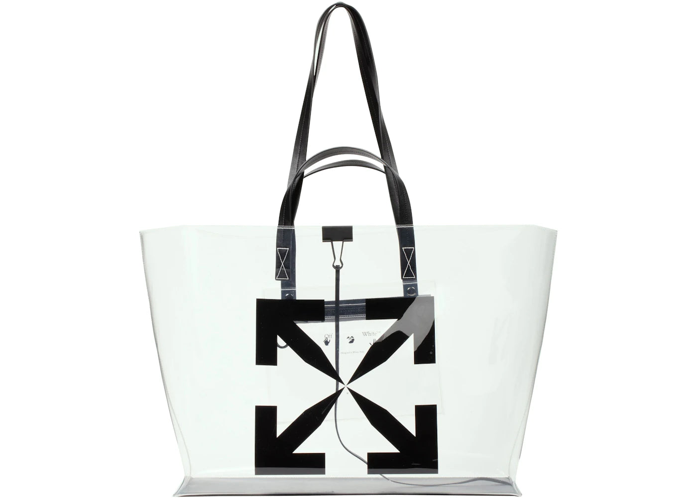 OFF-WHITE Large Arrow Tote Bag Large Transparent