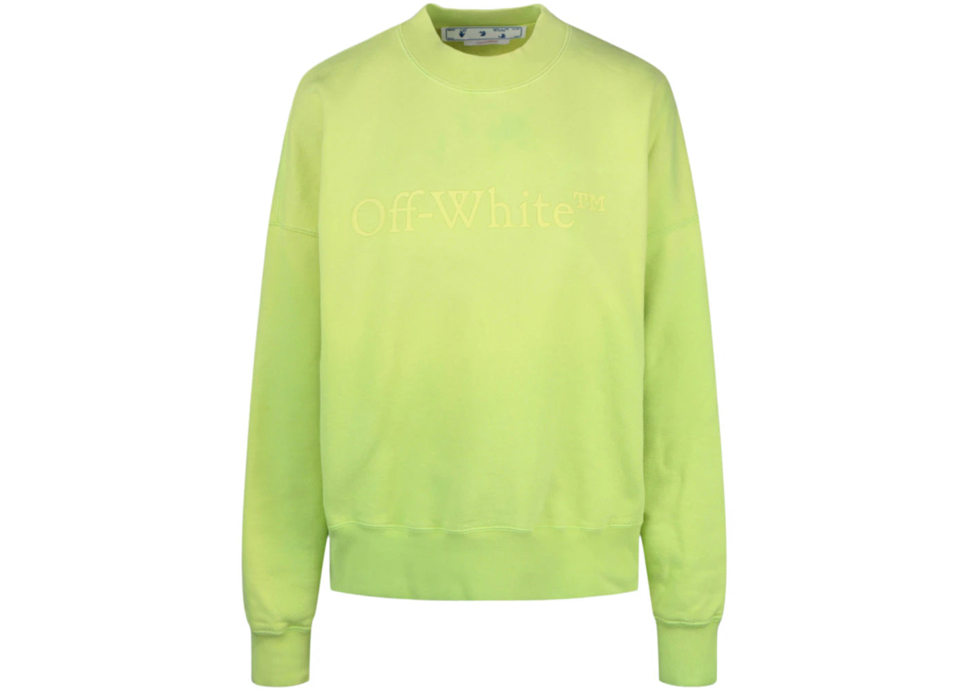 OFF-WHITE Laundry Crewneck Sweater Yellow