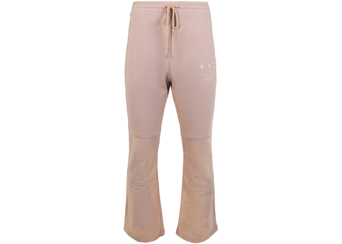 OFF-WHITE Laundry Paneled Sweatpants Beige
