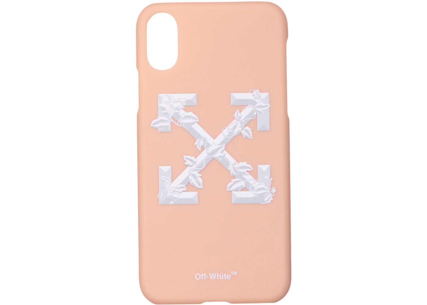 OFF-WHITE Leaves Arrows iPhone X Case (SS19) Nude/White