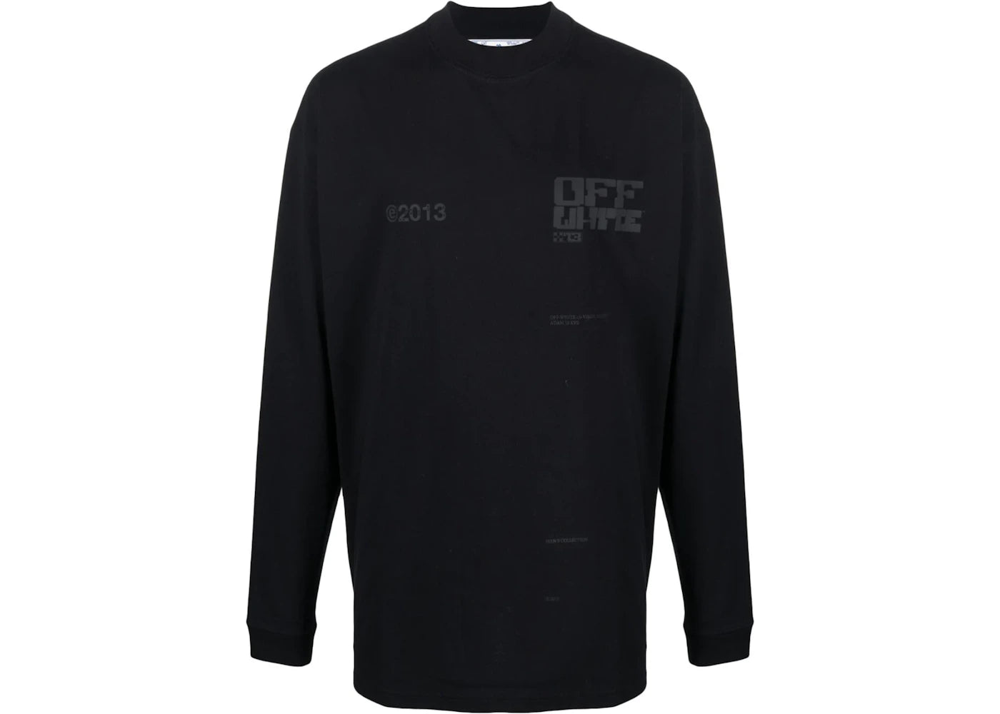 OFF-WHITE Logo Arrow Print L/S T-shirt Black