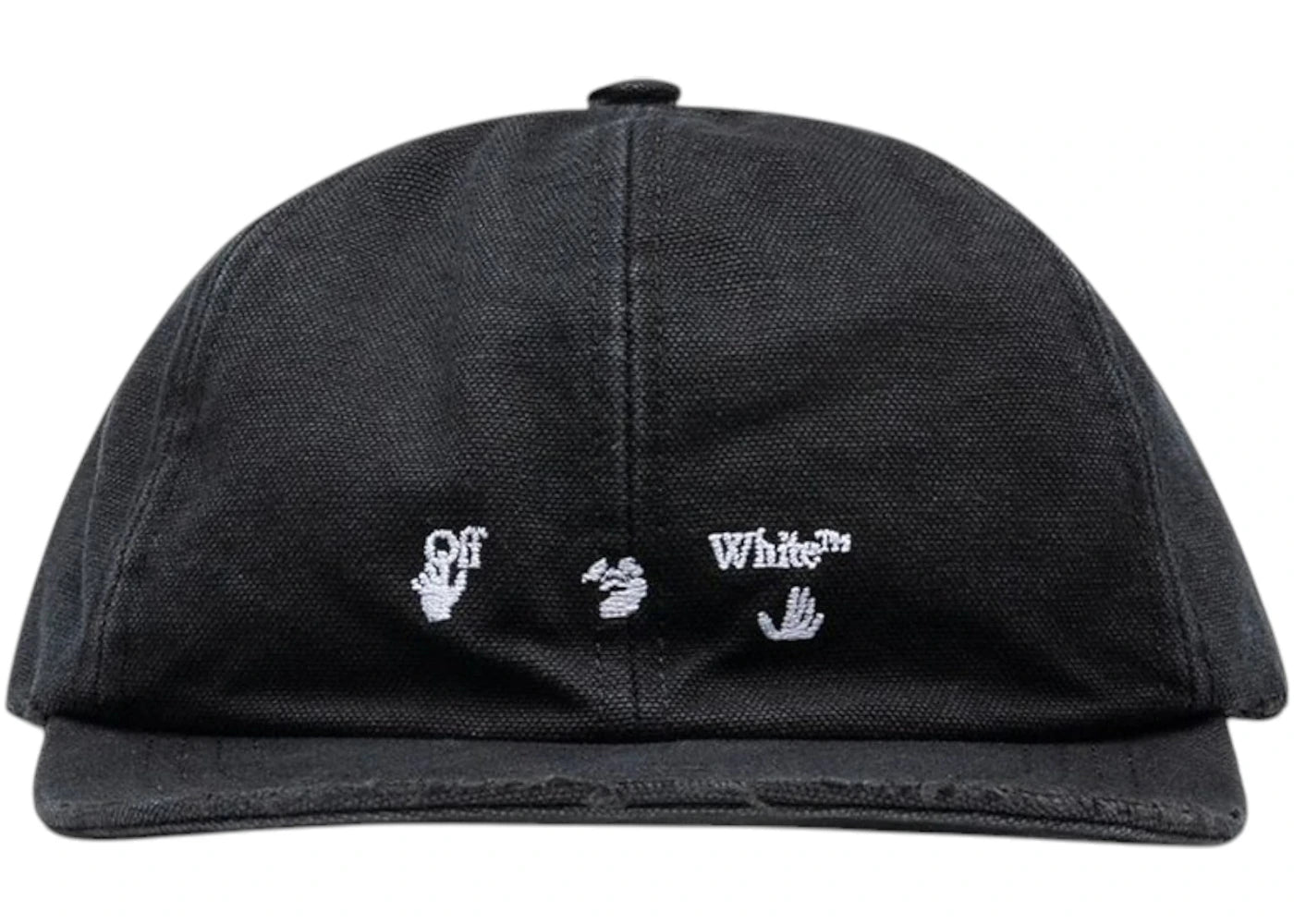 OFF-WHITE Logo Baseball Cap Black/White