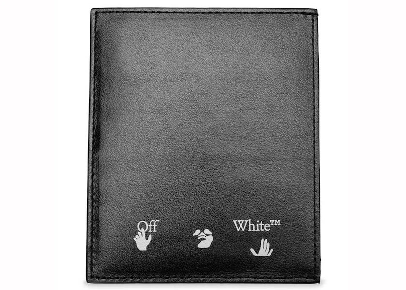 OFF-WHITE Logo Card Case Black/White