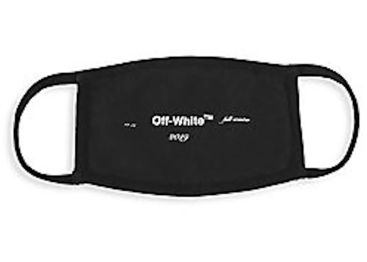 OFF-WHITE Logo Face Mask (FW19) Black/White