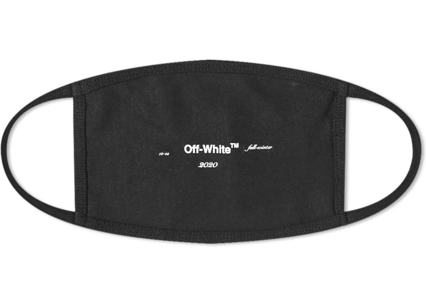 OFF-WHITE Logo Face Mask (FW20) Black/White