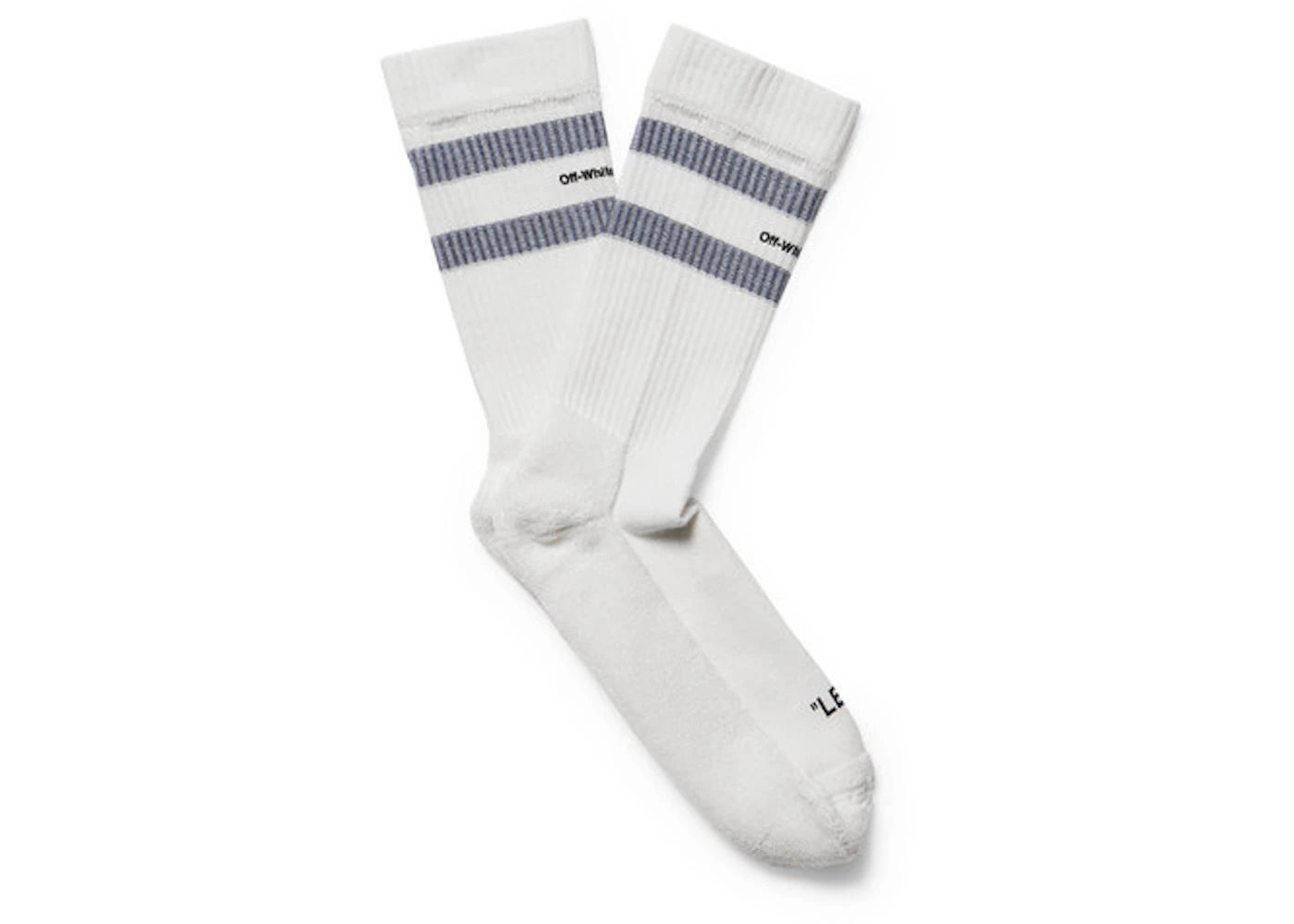 OFF-WHITE Logo Intarsia Stretch V1 Socks (SS19) White/Black