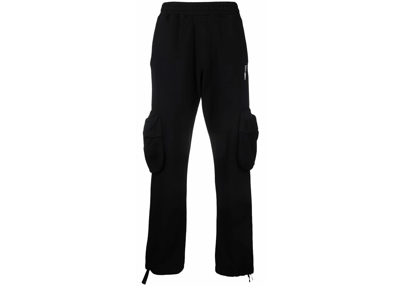 OFF-WHITE Logo Print Cargo Pants Black