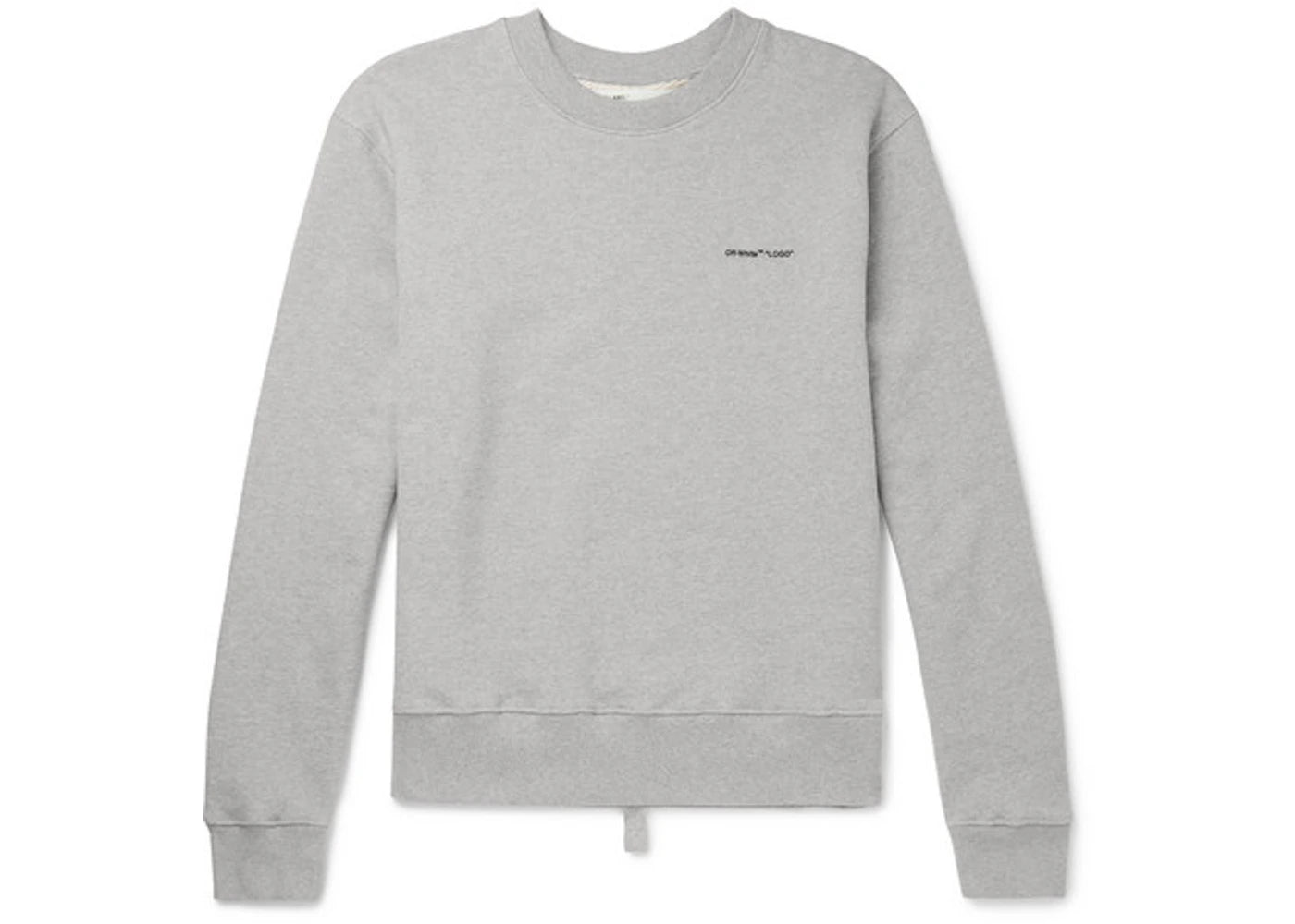 OFF-WHITE Logo Print Sweatshirt Grey/Black