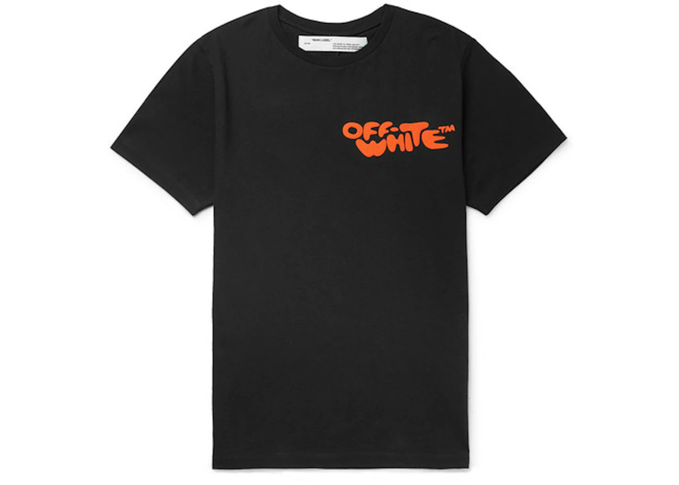 OFF-WHITE Logo Print T-shirt Black/Orange